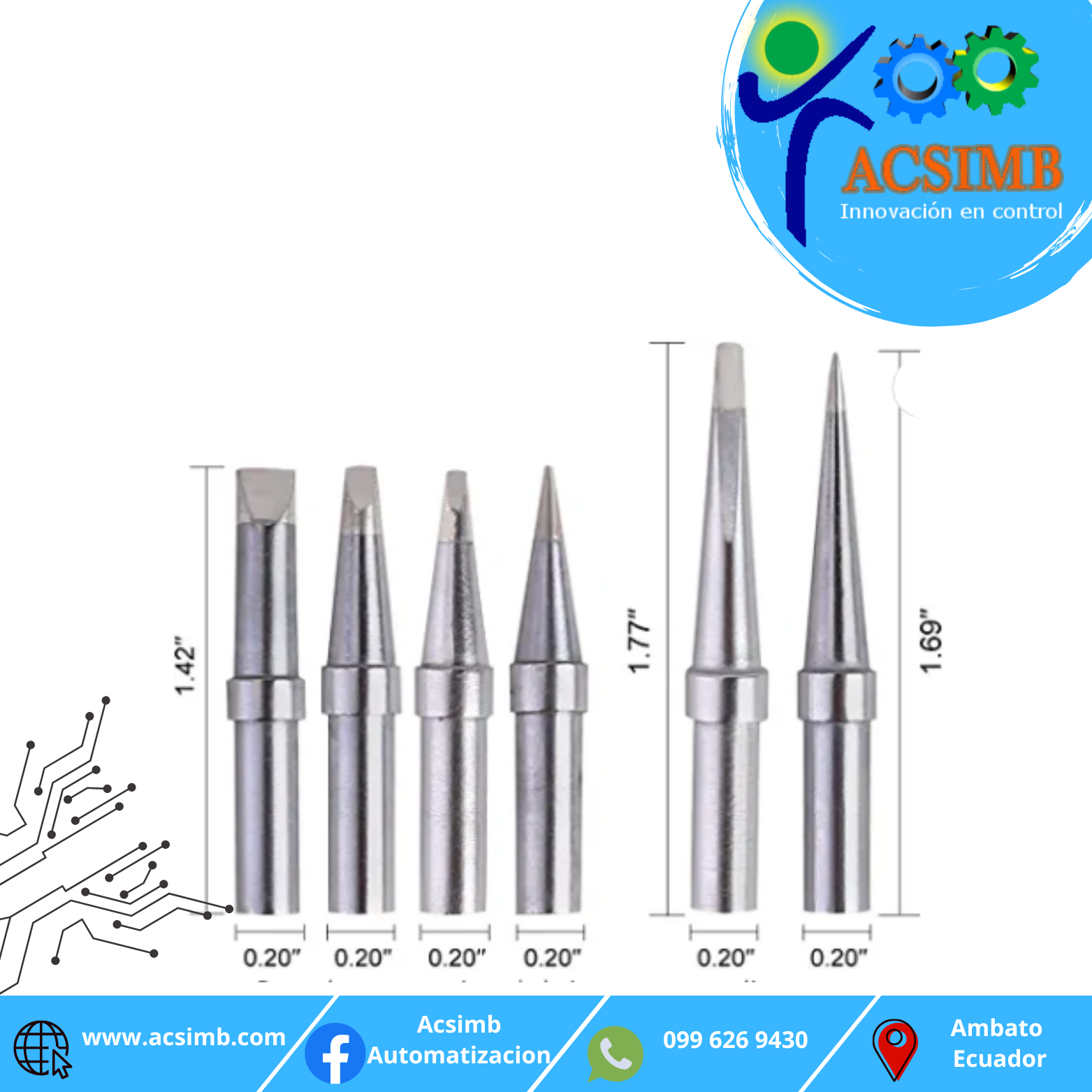 Puntas de soldadura para WES51/50, WESD51, PES51 / 50-image