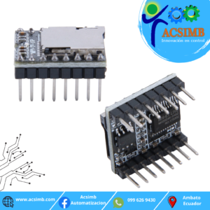 DFPlayer Mini reproductor MP3 módulo para Arduino negro-image